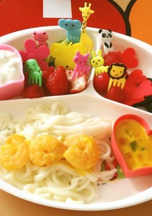子供が喜ぶ！かぼちゃスープで食べるうどん-レシピのメイン写真