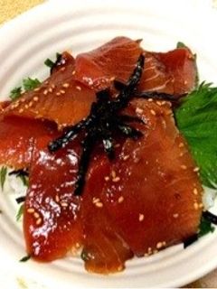 美味しい!マグロ漬け丼★-レシピのメイン写真