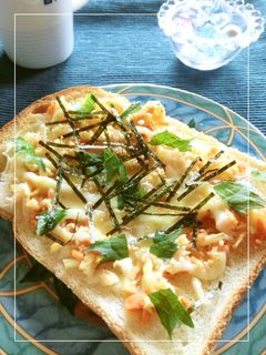 切り干し大根×鮭フレの和トースト-レシピのメイン写真