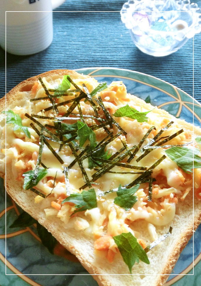 切り干し大根×鮭フレの和トースト-レシピのメイン写真