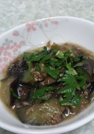 なすと挽き肉の炒め煮～大葉風味～-レシピのメイン写真