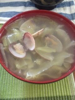 アサリとキャベツのスープ-レシピのメイン写真