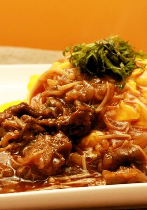 大葉が香る♪簡単デミオムライス-レシピのメイン写真