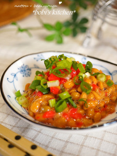 これが美味しい❤*納豆+紅しょうが-レシピのメイン写真