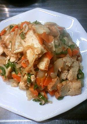 厚揚げ野菜炒め-レシピのメイン写真