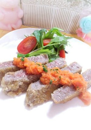 ビーフカツレツ野菜ソースかけ-レシピのメイン写真