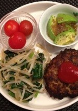 炭火焼き風ハンバーグ-レシピのメイン写真