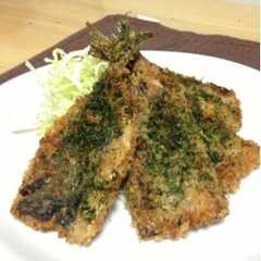 いわしの青のりパン粉焼き！-レシピのメイン写真
