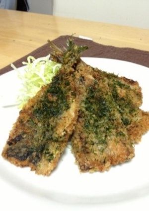 いわしの青のりパン粉焼き！-レシピのメイン写真