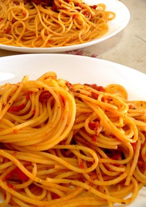 アンチョビ「風」トマトのパスタ-レシピのメイン写真
