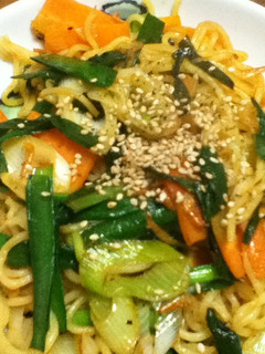 野菜たっぷり☆ピリ辛お酢焼きそば-レシピのメイン写真