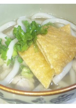 いなりの皮をうどんのトッピングに☆-レシピのメイン写真