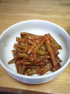ごぼうの甘辛炒め-レシピのメイン写真