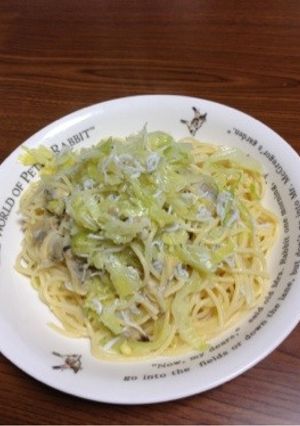 ジャコとキャベツの春パスタ-レシピのメイン写真