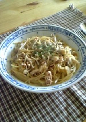 きのこと塩辛のクリームパスタ-レシピのメイン写真