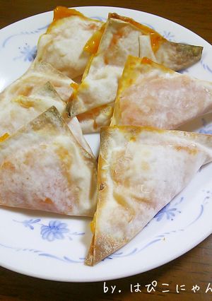 シュウマイの皮で☆ハムチーズおつまみ-レシピのメイン写真