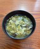 Shiitake mushroom Chinese soup: 干しシイタケの中華スープ