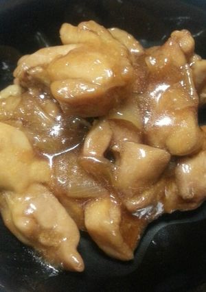 簡単!&美味しすぎ!鶏と玉ねぎの甘煮-レシピのメイン写真
