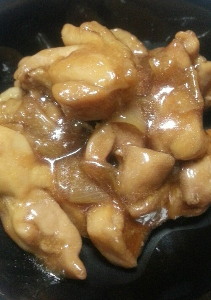 簡単！&美味しすぎ！鶏と玉ねぎの甘煮-レシピのメイン写真