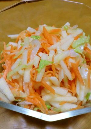 レモン香る✿りんご入りニンジンサラダ-レシピのメイン写真
