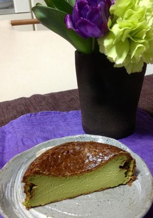 抹茶チーズケーキ-レシピのメイン写真