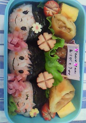 キャラ弁*先生ありがとう☆-レシピのメイン写真