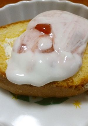 ダノンビオのせロールケーキ-レシピのメイン写真