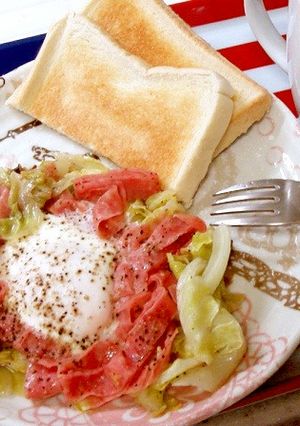 おひとり様、お野菜モーニング-レシピのメイン写真