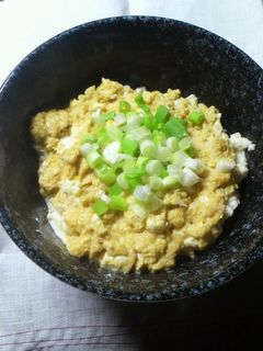 ヘルシー?豆腐でかさましタマゴ丼-レシピのメイン写真