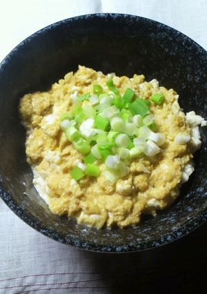 ヘルシー？豆腐でかさましタマゴ丼-レシピのメイン写真