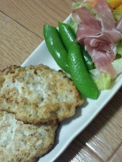 簡単ヘルシーお豆腐れんこん鶏ハンバーグ-レシピのメイン写真