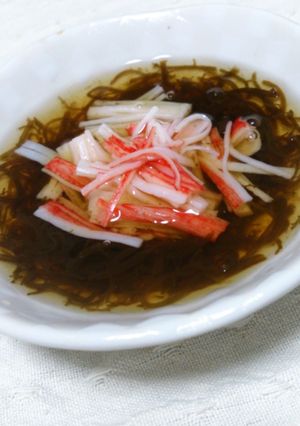 ☆あと一品 もずくカニカマ☆-レシピのメイン写真