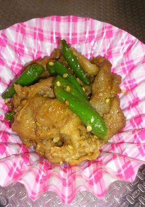 お弁当に！簡単豚肉の甘辛炒め-レシピのメイン写真
