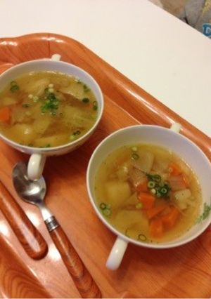 何もしたくない時の野菜スープ-レシピのメイン写真