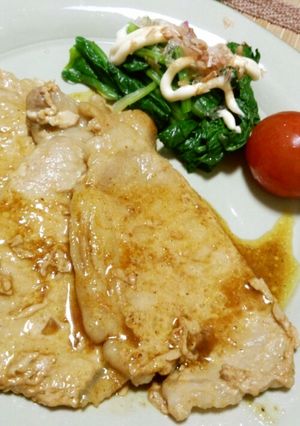 ポークソテー~バター醤油カレー味~-レシピのメイン写真