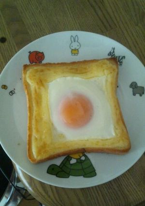 目玉焼きマヨトースト-レシピのメイン写真