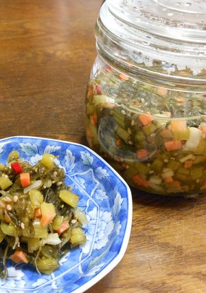 菜っ葉☆昆布の醤油漬け-レシピのメイン写真