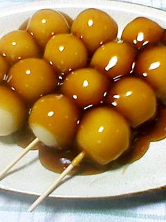 白玉粉で。やわらか♪みたらしだんご-レシピのメイン写真