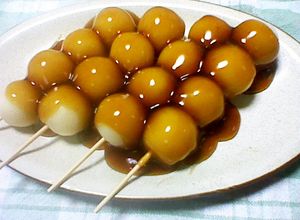 白玉粉で。やわらか♪みたらしだんご-レシピのメイン写真