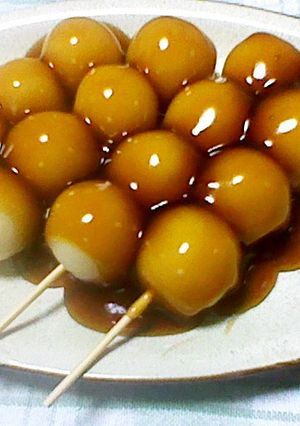 白玉粉で。やわらか♪みたらしだんご-レシピのメイン写真