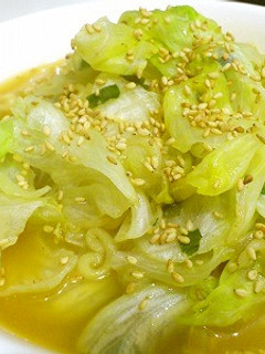 レタスラーメン-レシピのメイン写真