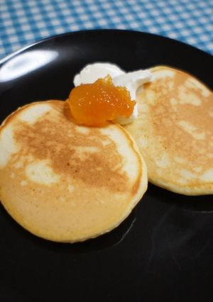 パンケーキのヨーグルトがけ-レシピのメイン写真