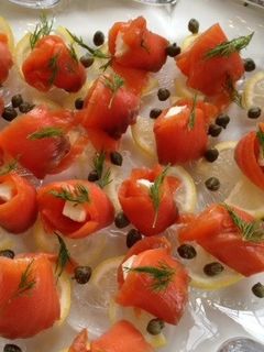 スモークサーモンとクリームチーズの前菜-レシピのメイン写真