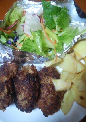 野菜沢山のハンバーグ。(*^ー^)ノ♪-レシピのメイン写真
