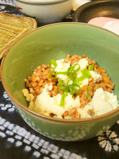 *朝食に*納豆の豆腐和え*-レシピのメイン写真