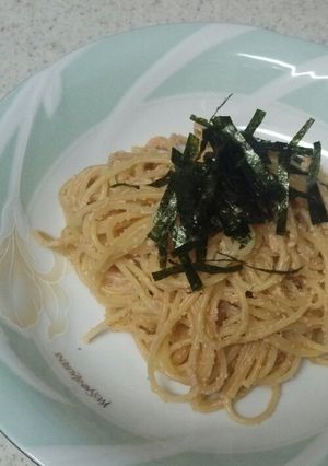 ヨーグルトでクリーミーたらこスパ☆-レシピのメイン写真