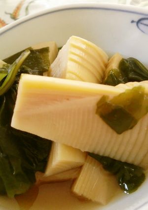 春だ！！たけのことわかめの煮物-レシピのメイン写真