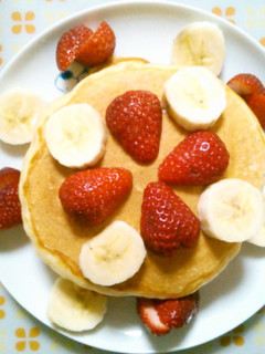 イチゴの香りホットケーキ-レシピのメイン写真