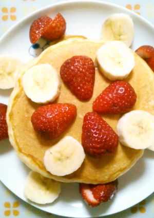 イチゴの香りホットケーキ-レシピのメイン写真