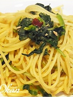 ほうれん草と鮭フレークのパスタ-レシピのメイン写真